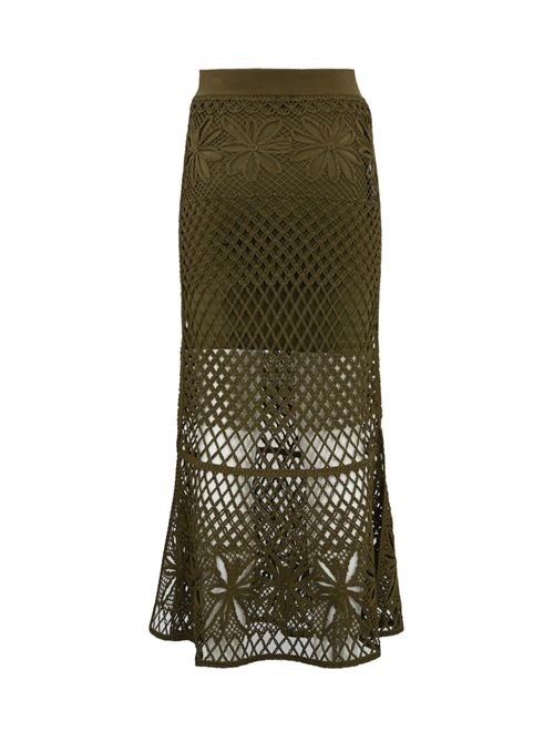 Gonna Crispo in crochet Verde PINKO | 104732 A2FFX26